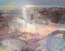 Load image into Gallery viewer, Dreaming of the Bais Hamikdash Canvas