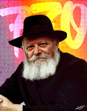 Load image into Gallery viewer, Chabad Rebbe "Artistic" Canvas
