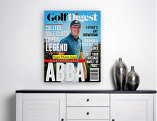 Load image into Gallery viewer, Custom Golf Digest Magazine Cover Canvas