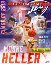 Load image into Gallery viewer, Custom Sports Edit Art Canvas